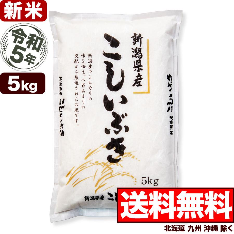 新米 お米 5kg こしいぶき 令和5年産 新潟産 送料無料 （北海道、九州、沖縄除く）