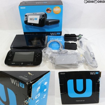 『中古即納』{訳あり}{本体}{WiiU}Wii U プレミアムセット 黒