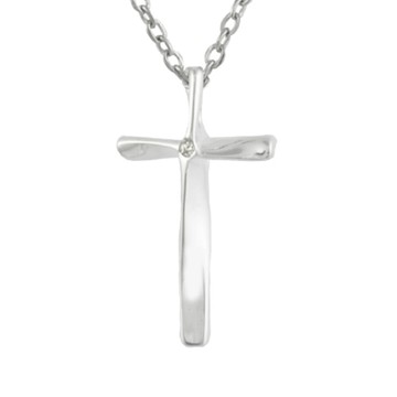 十字架墜項鍊 c (s925純銀墜飾 搭配316l鋼鍊) 除邪氣 抗過敏