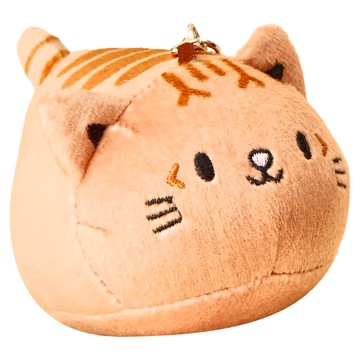 黃阿瑪的後宮生活 迷你麻糬娃娃吊飾 8x6x7cm  7cm  招弟 橘色  1個