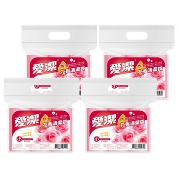 愛潔 防漏花香清潔袋 韌性強抗拉力佳 除臭配方  15L  4包