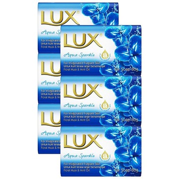 LUX 香皂80gX6入(煥活冰爽-藍) [大買家]