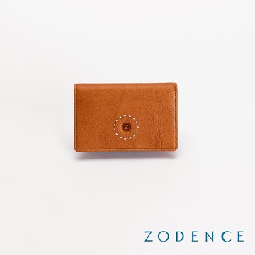 ZODENCE SAXON義大利植鞣革名片夾 駝