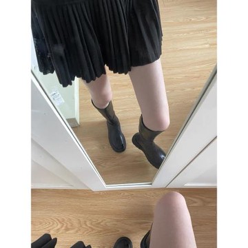 長腿叔叔胖mm粗腿大筒圍不過膝長筒靴女顯瘦長靴子厚底高筒騎士靴
