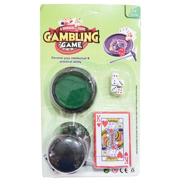 卡裝骰盅+撲克牌 兒童玩具【小胡玩具(電子發票)】