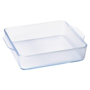 ADERIA 石塚硝子 耐熱玻璃烤盤 方形 1400ml  1個  24 x 20 x 5cm