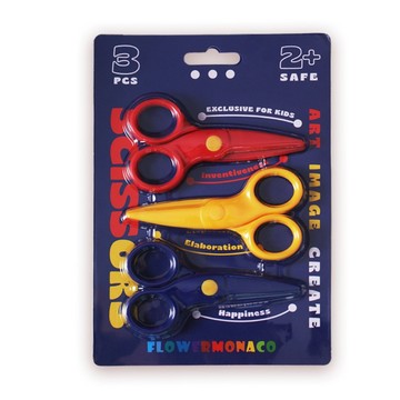 英國Flowermonaco兒童安全剪刀三支裝