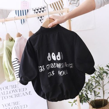 貌貌媽家男童外套2023新款潮春秋兒童上衣薄款洋氣男孩兩面穿春裝