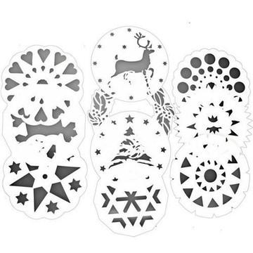 《ibili》蛋糕裝飾印花模10入