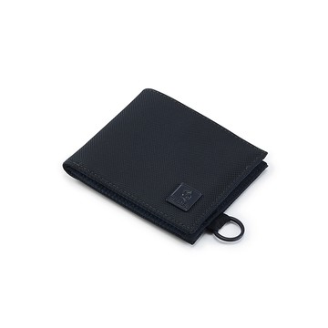 【PORTER INTERNATIONAL】自信經典 NEW HEAT系列 雙折零錢短夾(深藍色)