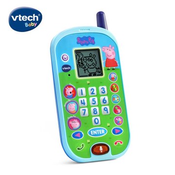 【Vtech】粉紅豬小妹-智慧學習互動小手機