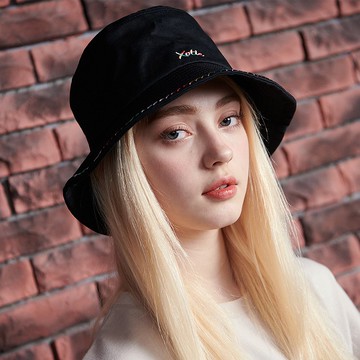 漸變彩線漁夫帽