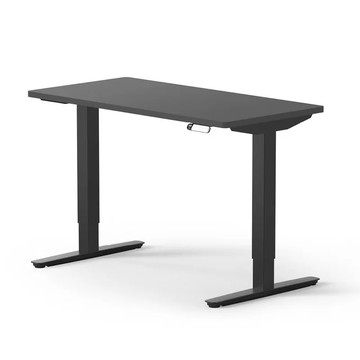 【耀偉】MOTTI Niko2 電動升降桌120 x 60 x 2.5cm (二節腳)_灰黑桌板+黑腳