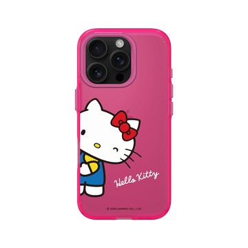 iPhone 16 Pro Clear 粉漾桃 - 三麗鷗-Hello Kitty - Wink! Wink!