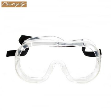 台灣製造PHOTOPLY氣密式180度透明防飛沫眼鏡安全眼罩PG-169(鬆緊帶加緊)防塵眼鏡保護眼鏡 適超商櫃台餐飲保全警察消防警衛公仔模型噴漆用