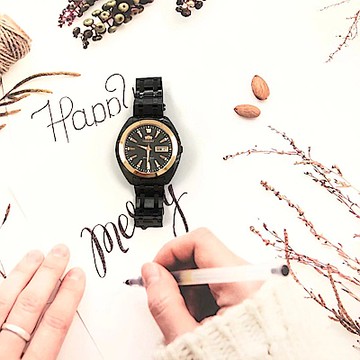 ORIENT 東方錶 官方授權 男 時尚黑鏡面 機械腕錶-42mm-(CEM6V003B)