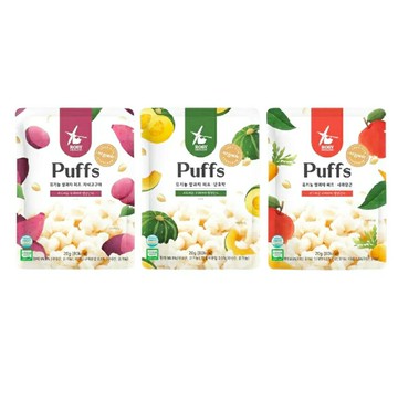 Hibebe 洛奇 米米花 20g 韓國甜南瓜/紫薯/韓國蘋果+胡蘿蔔 7m+適用＊夏日微風＊