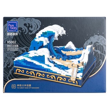 PANTASy 拼奇 神奈川衝浪裡積木 85002 6歲以上  多色  1盒