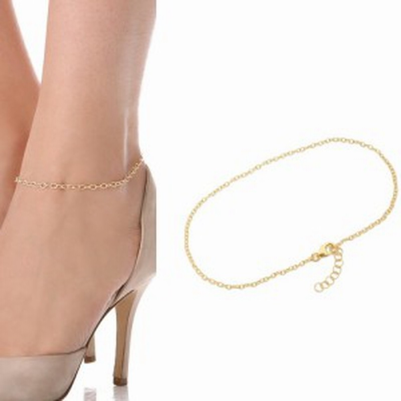 シンプル 定番 金色 ゴールドチェーンアンクレット メンズ レディース ペア ブレスレット 裸足 素足 足首 スニーカー サンダル ミュール 通販 Lineポイント最大5 0 Get Lineショッピング