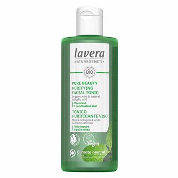 Lavera 萊唯德 有機薄荷清爽爽膚水 ｜混合性 ｜油性｜磨砂｜暗瘡｜粉刺｜ 清爽 200ml/7oz-化妝水/保濕噴霧