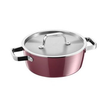 WMF Fusiontec Aromatic 低身湯鍋 22cm 3.1L (玫瑰金色)