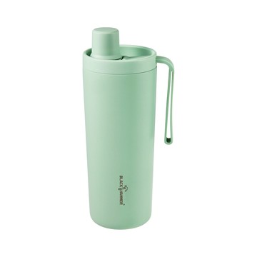 BLACK HAMMER 鈦芯涼不鏽鋼保溫保冰吸管杯 860ml 湖水綠