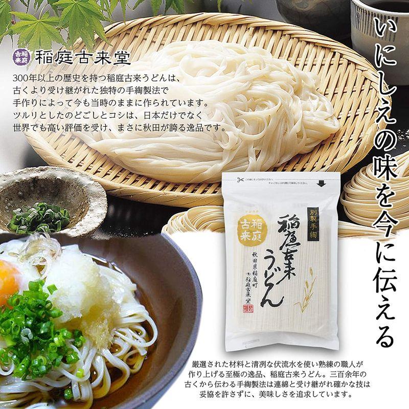 稲庭古来堂 稲庭古来うどん お徳用チャック付き袋入り540g