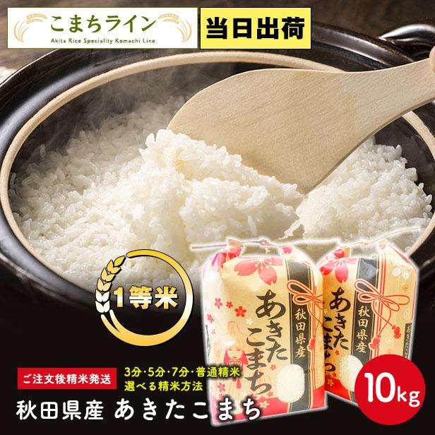 新米！令和5年産秋田県産 あきたこまち10ｋｇ 5ｋｇ×2袋 令和5年産  厳選されたおいしいお米