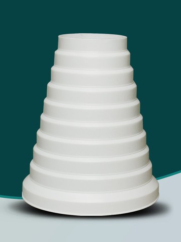 廚房抽油煙機排煙管變徑圈止回閥排風管止逆閥變徑器大小轉換接頭