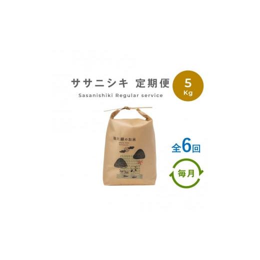 ふるさと納税 岩手県 遠野市  無肥料 無農薬 の ササニシキ 白米 精米 5kg 勘六縁 の お米 