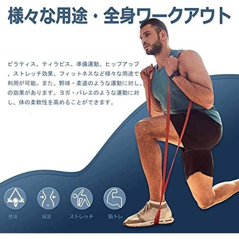 筋トレ ゴムバンド 懸垂補助用 チューブ トレーニング バンド 便利