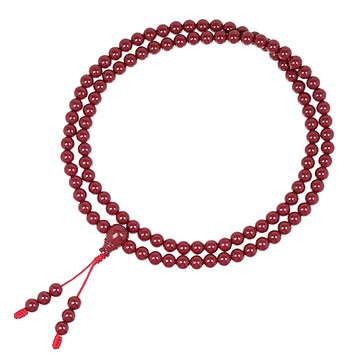 【正佳珠寶】紫金硃砂 6mm 避邪轉運珠 紫金硃砂手珠