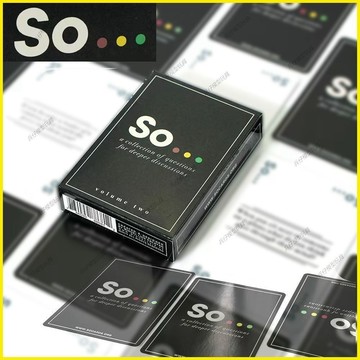 ✨ 限時下殺✨So Cards 與自己深度對話解開自己困惑英文桌遊卡牌深度溝通卡牌