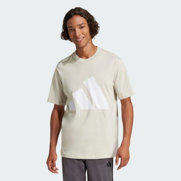 【ADIDAS】M BL SJ T 短袖上衣 男 米白色-JE8933
