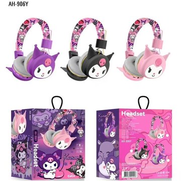 外貿三麗鷗布布卡通藍牙運動耳機無線頭戴式游戲電競耳麥手機通用