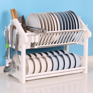現廚房置物架廚房用品大全筷子碗櫃廚房放碗收納盒碗架瀝水架多功能