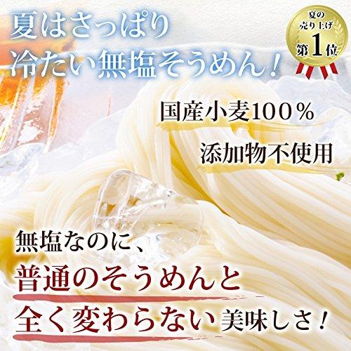 無塩そうめん 国産小麦使用 10袋セット