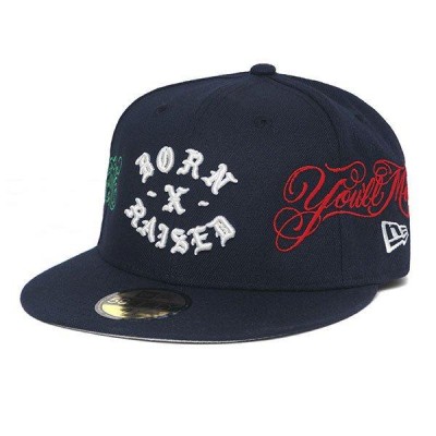 BornxRaised (ボーンアンドレイズド) ニューエラ キャップ 帽子 BORN X RAISED + MR. CARTOON FITTED NEW  ERA ROCKER HAT NAVY | LINEブランドカタログ