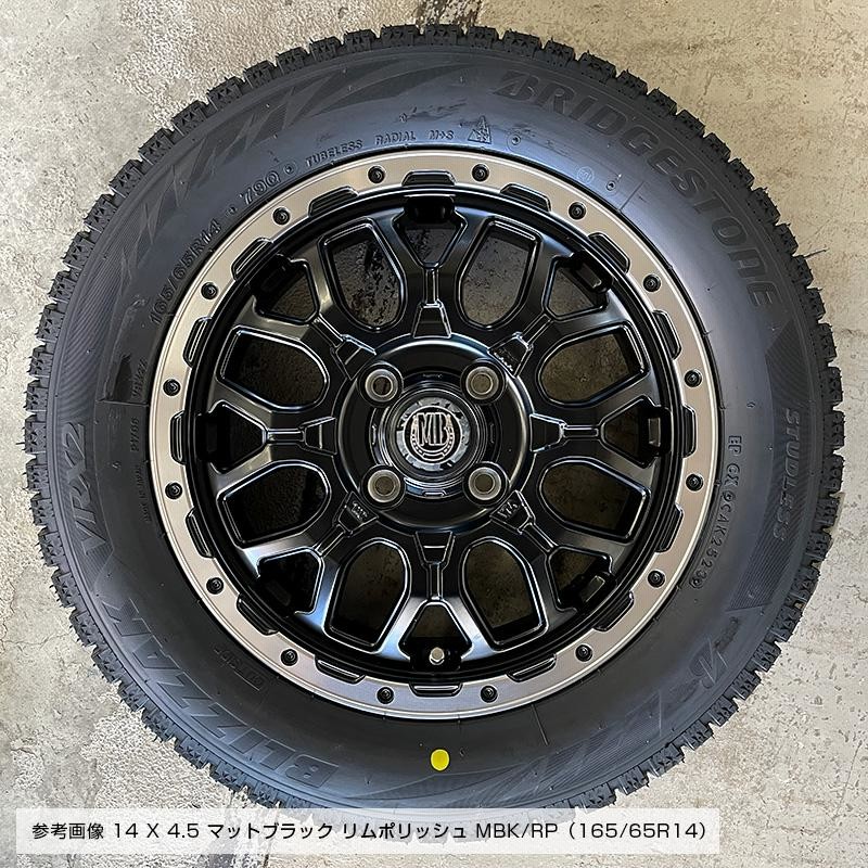 新品4本SET マッドバーン XR-800M RP ダンロップ EC204 2022年 165/60R15インチ MA05系 ソリオ MR01系 ハスラー フレアクロスオーバー