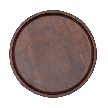 棕竹茶盤家用托盤圓形干泡盤茶海功夫茶具套裝小茶臺酒店果盤子