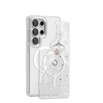 Samsung S26/S25/S24系列 可拆式磁吸片材彩鑽手機殼-禮服