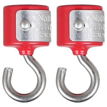 DULTON 工業風強力磁鐵掛勾  紅色  2個