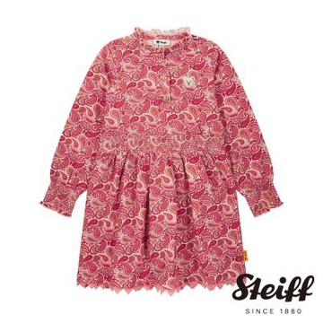 STEIFF 熊頭童裝 印花長袖洋裝 1.5-8歲
