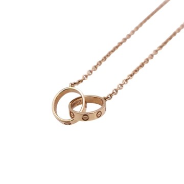 Cartier 卡地亞 18K玫瑰金 LOVE吊墜 項鍊 B7212300 【二手名牌BRAND OFF】