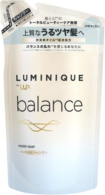 Unilever Japan LUX Luminique Balance Moisture Repair Shampoo Refill 350g