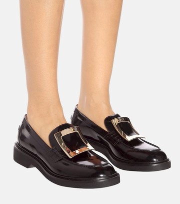 Roger Vivier Viv' Rangers patent leather loafers