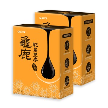 【陽明生醫】龜鹿鴕鳥雙參原膠x2盒(30包/盒)