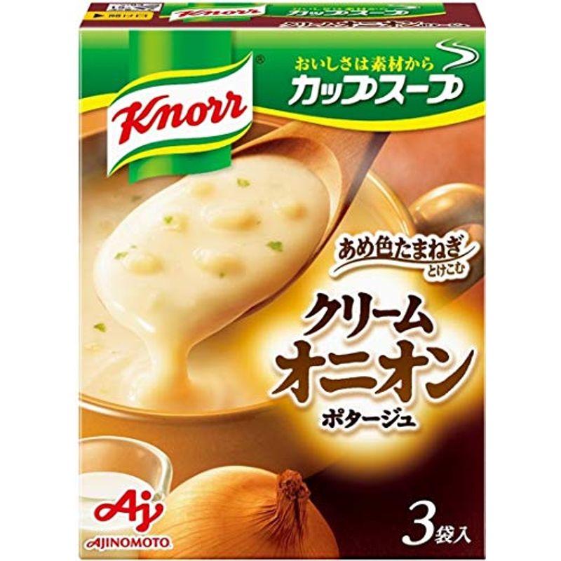 味の素 クノール カップスープ クリームオニオンポタージュ 3袋入 54.3g