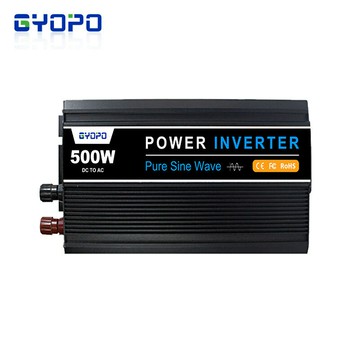 戶外電源 大功率逆變器 車載電瓶轉換 汽車備用電源GY-P系列500W足功率純正弦波逆變器 房車專用