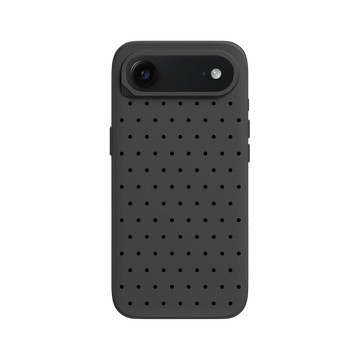 iPhone Air SolidX 黑 - Pattern Play - 墨黑微點